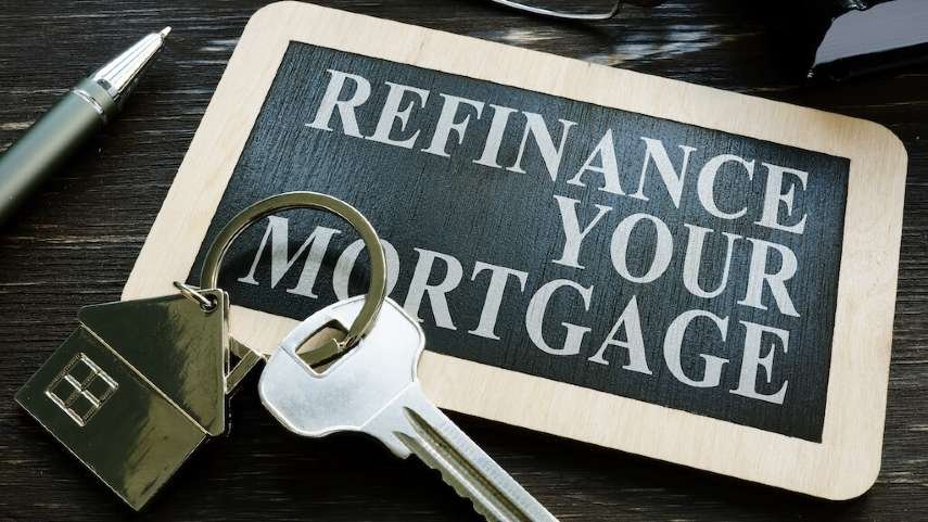 What is the difference between repricing and refinancing a home loan?